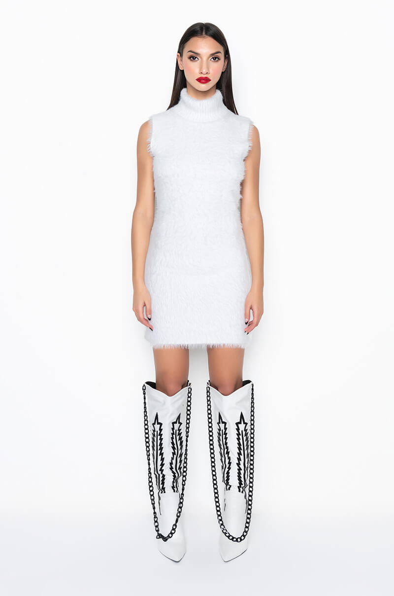 Kylie Fuzzy Mini Dress
