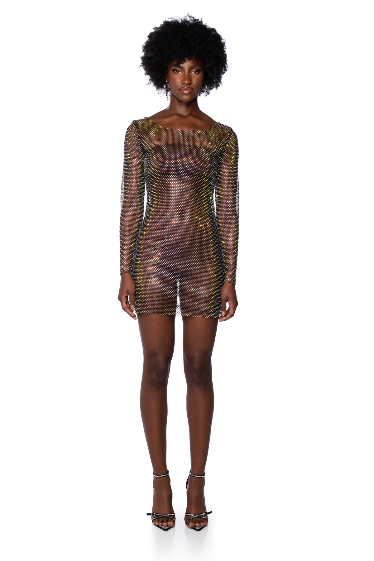 Labrynth Embellished Mini Dress