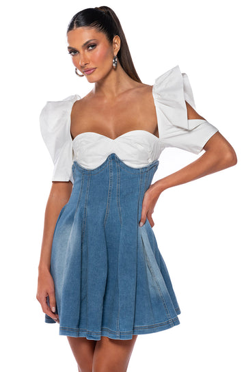 Lizzi Denim Mini Dress