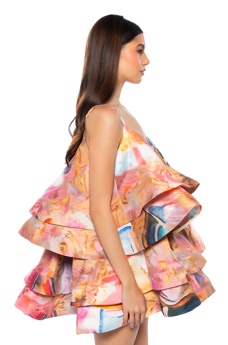 Looking For Lust Ruffle Mini Dress