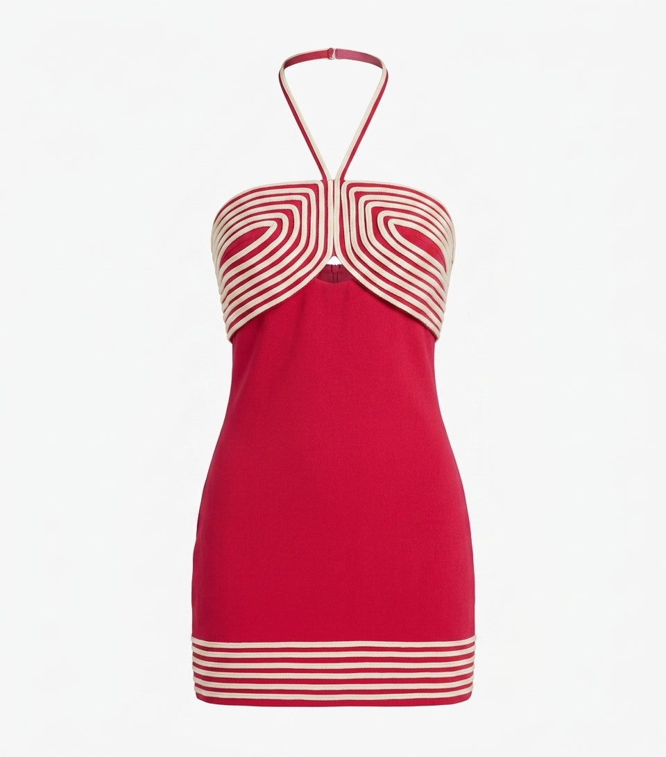 Newport After Five Halter Mini Dress