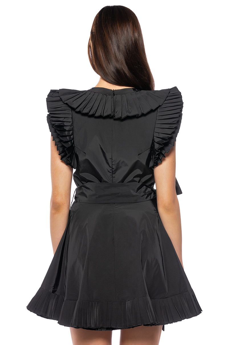 On A Sunday Ruffled Mini Dress