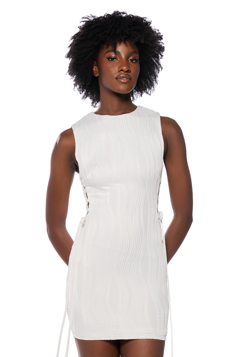 Veronica Side Tie Mini Dress