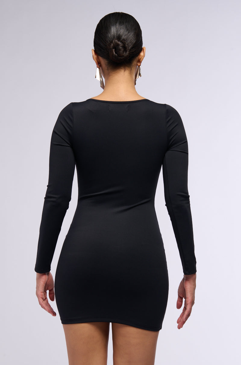 Only If Theres Bottle Service Black Mini Dress