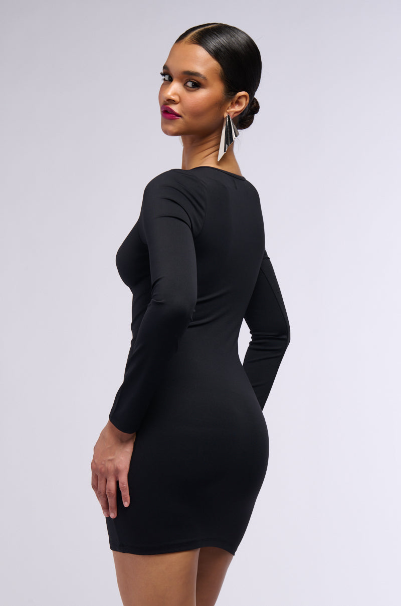 Only If Theres Bottle Service Black Mini Dress