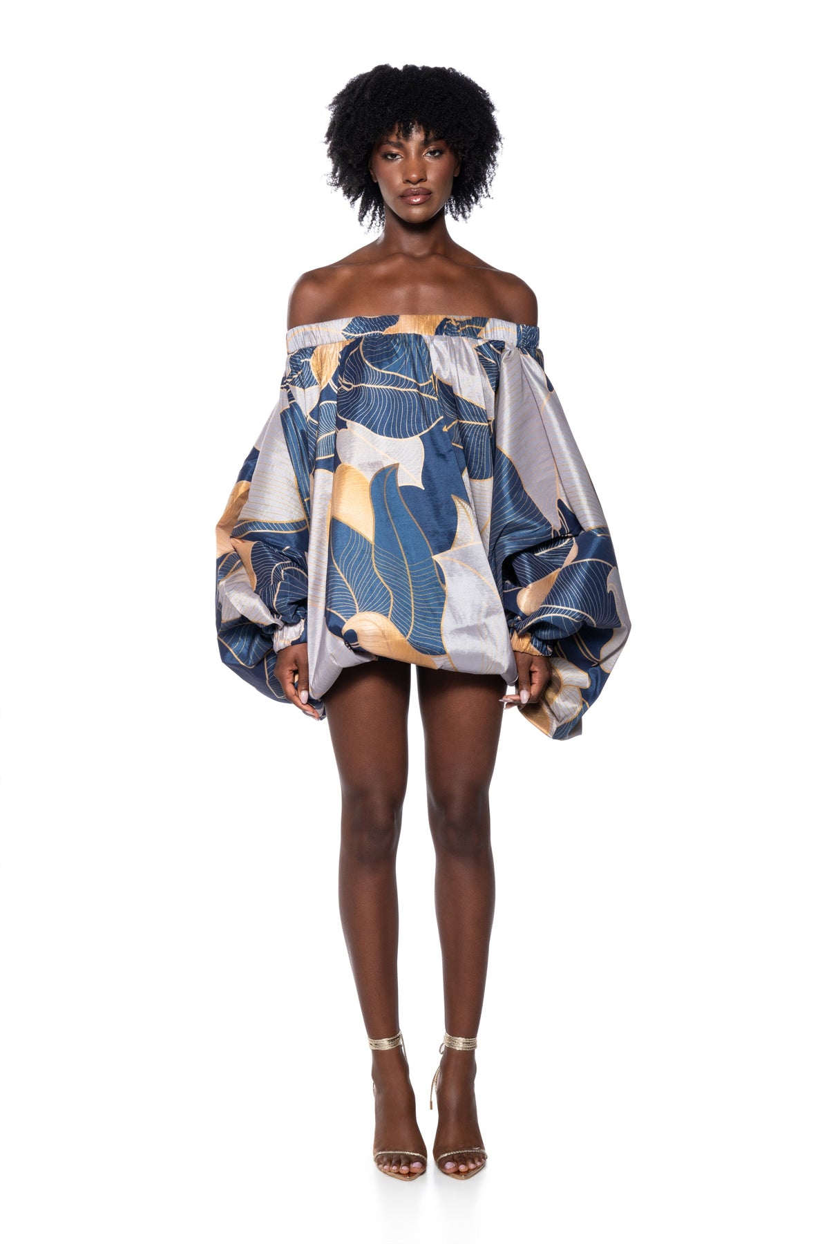 Out For Brunch Patterned Mini Dress