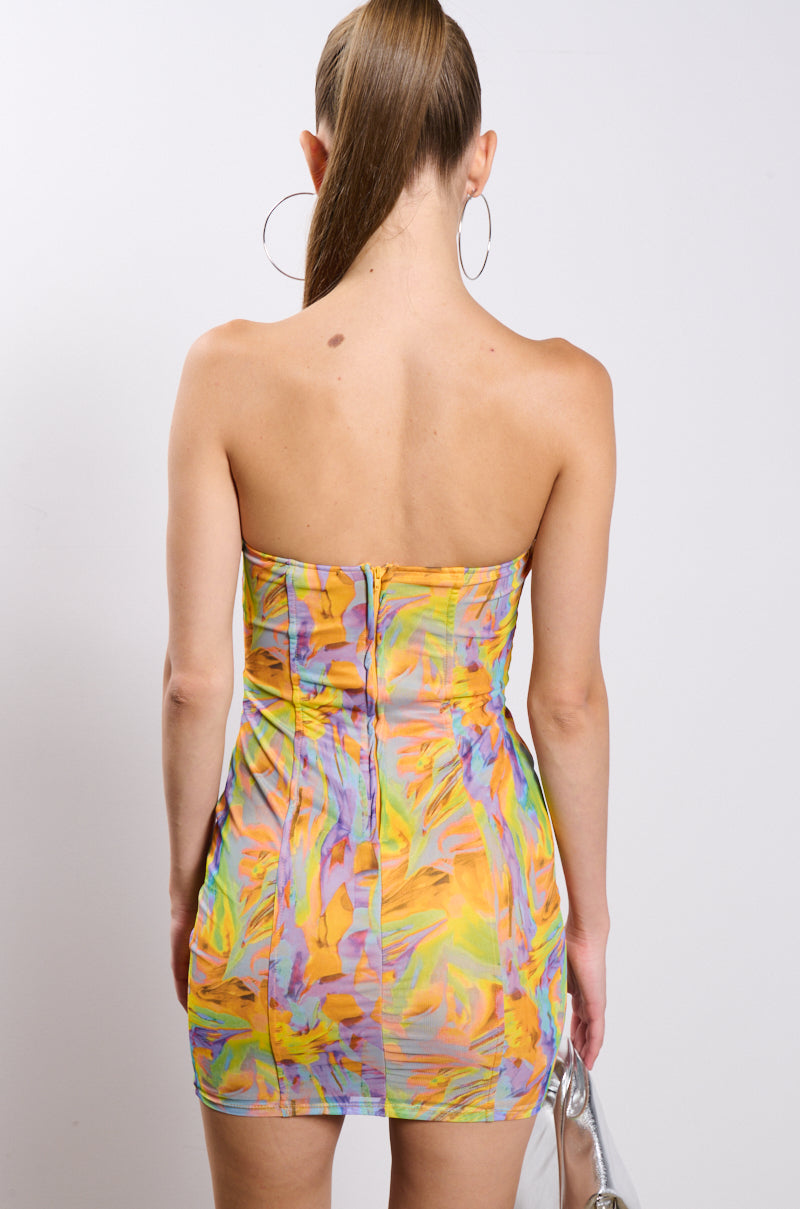 Paint Me Like One Of Your French Girls Mesh Mini Dress