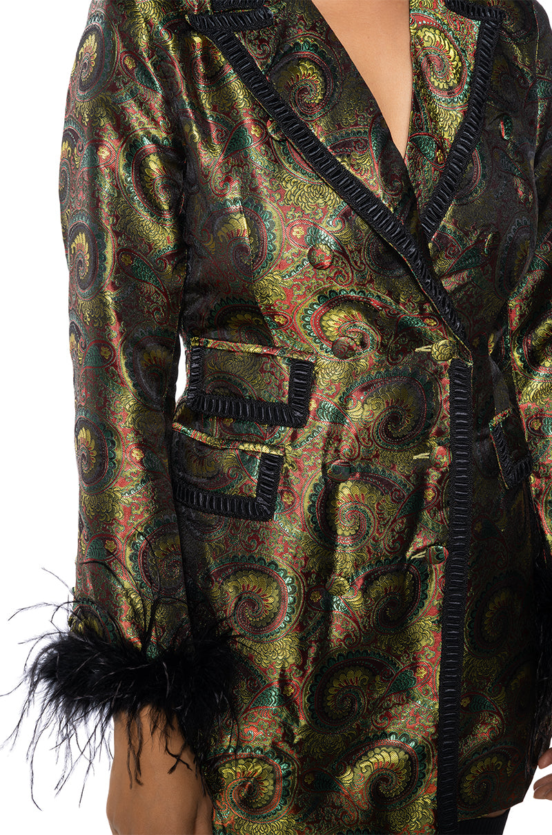 Paisley This Paisley That Blazer Dress