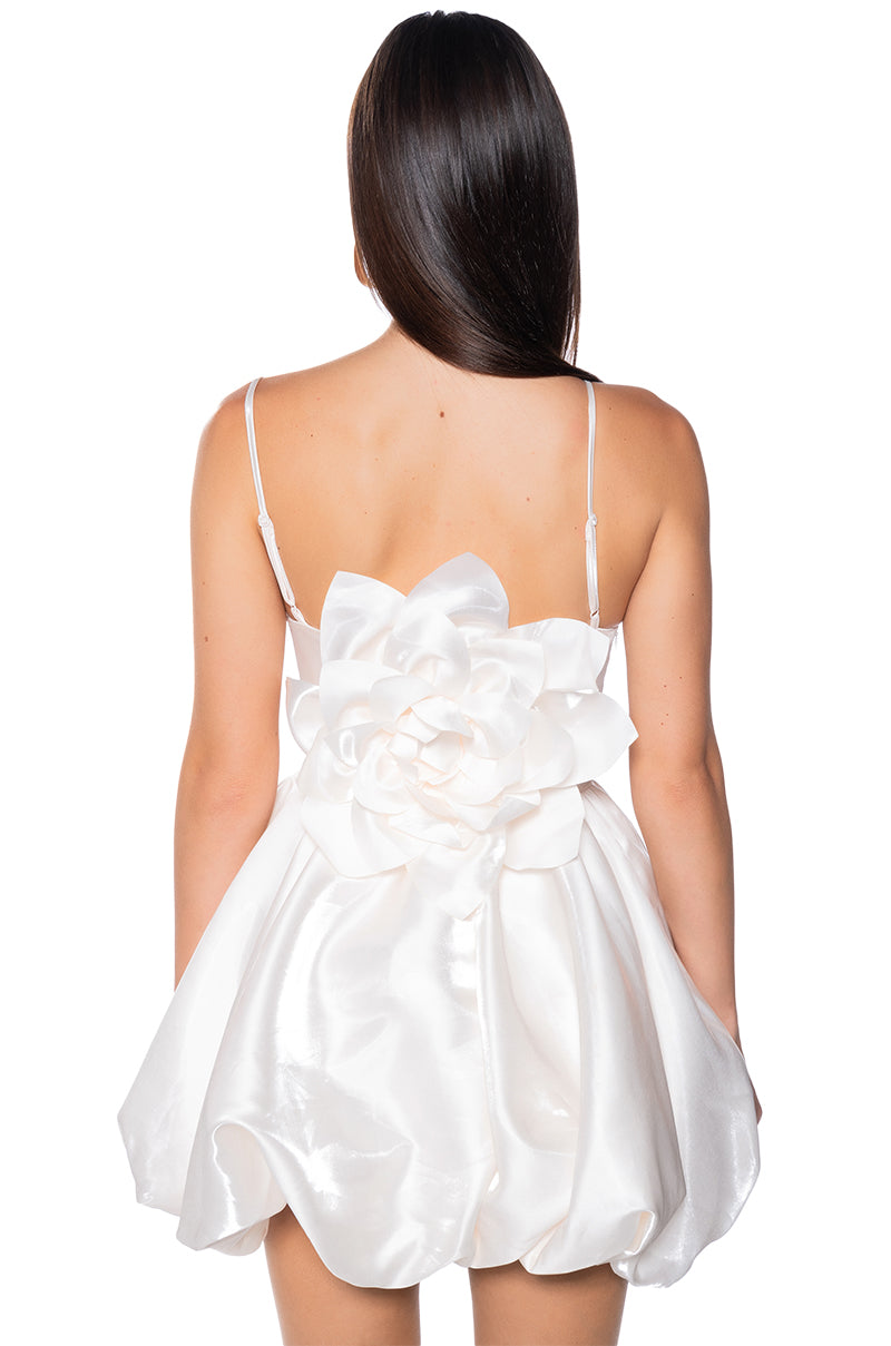 A New Me Satin Mini Dress