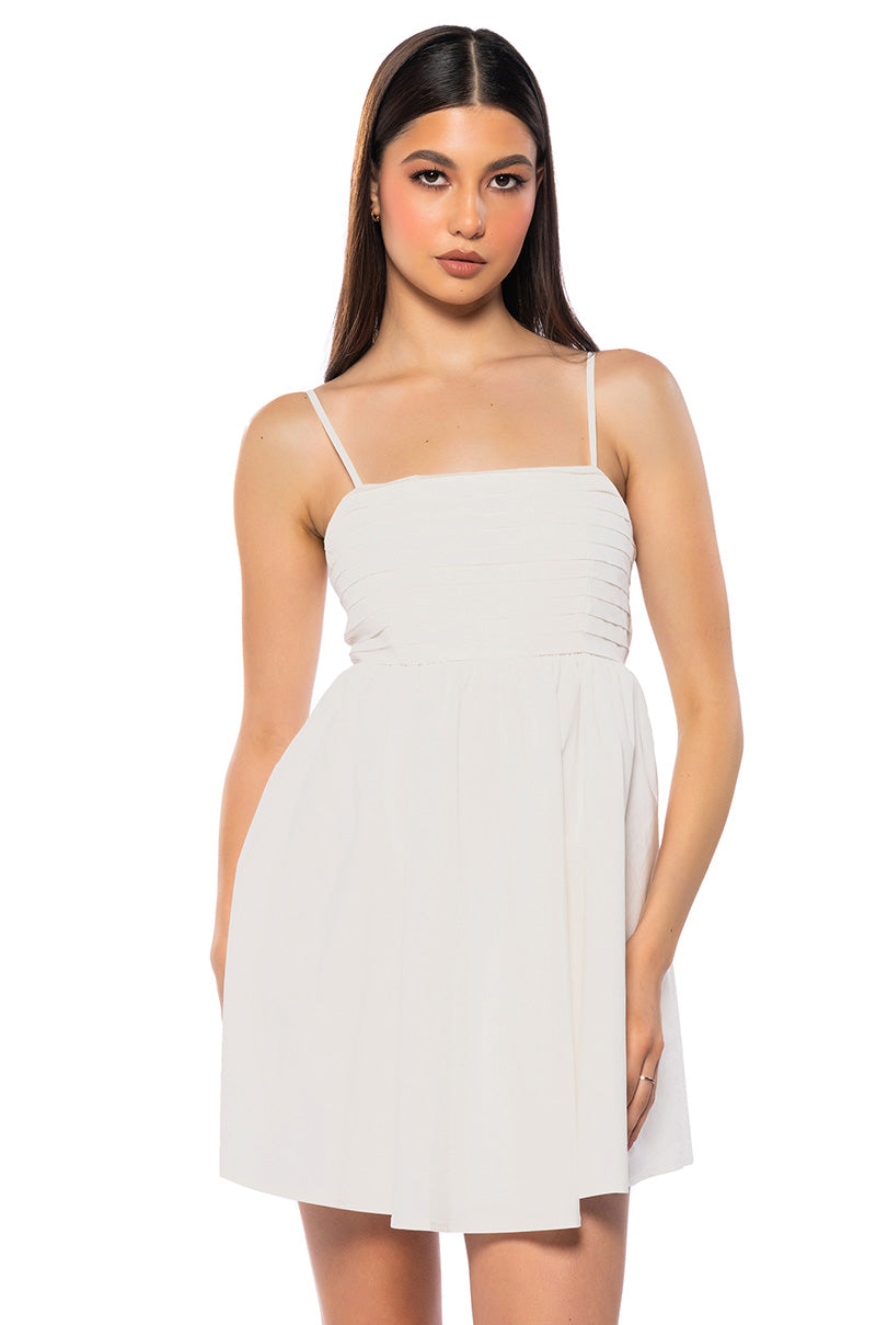 Presley Tie Back Mini Dress
