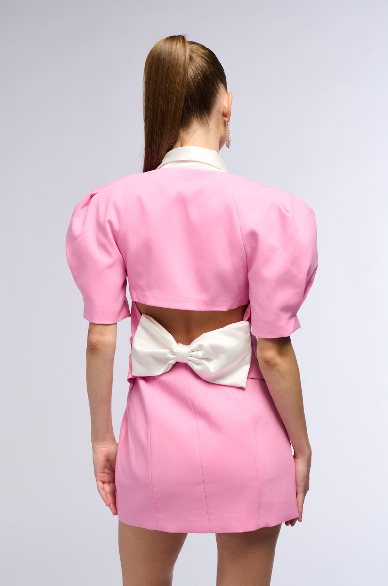 Pretty In Pink Blazer Mini Dress