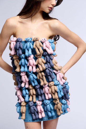 Ready Teddy Bear Mini Dress