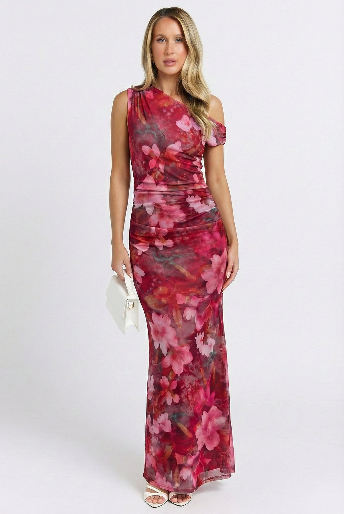 Saphira Off The Shoulder Floral Maxi Dress