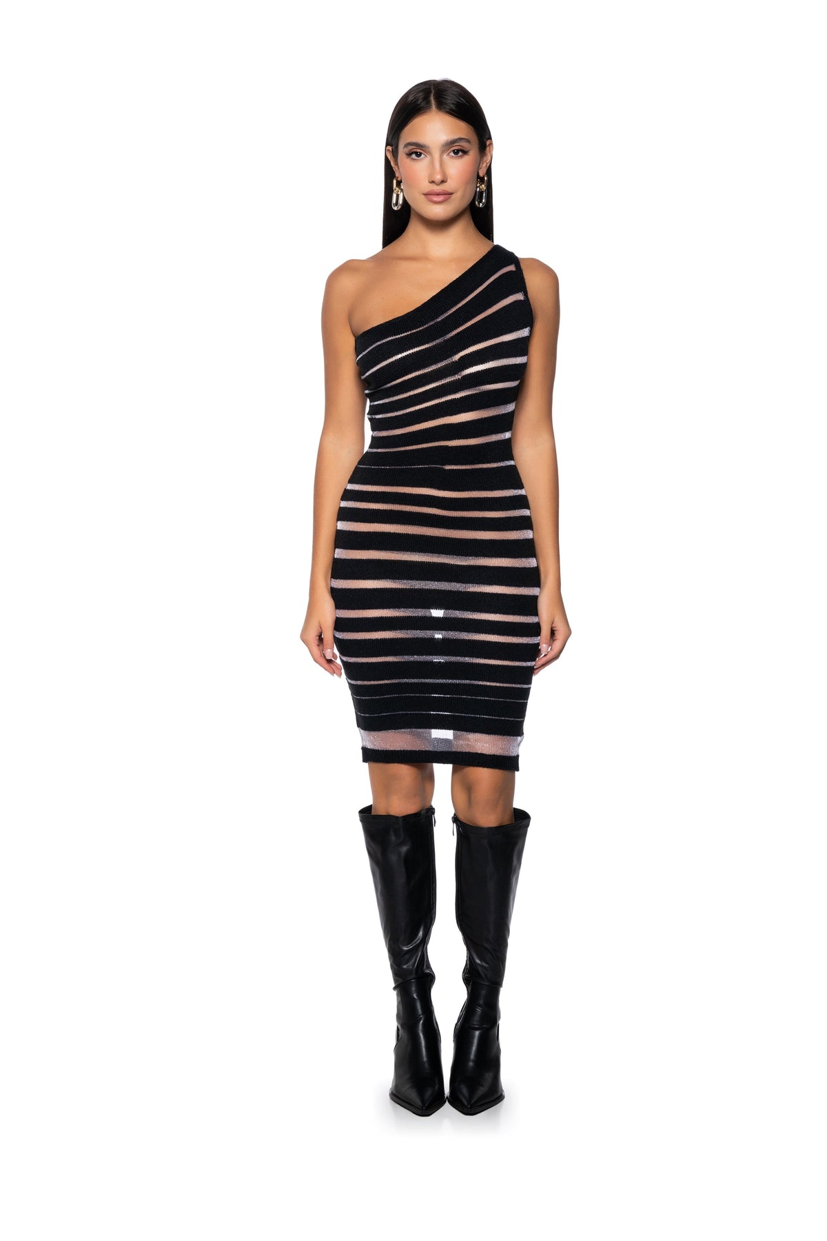 Secret Safe One Shoulder Mini Dress