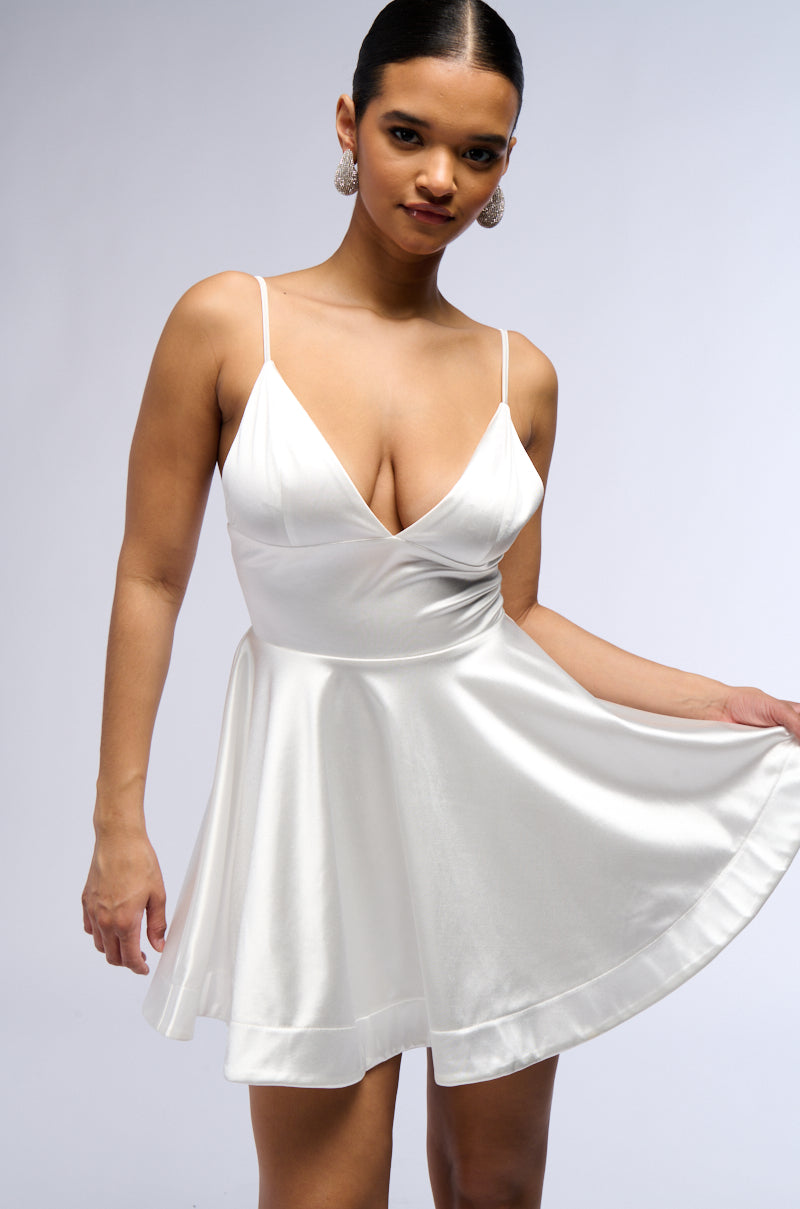Serena Satin Mini Dress