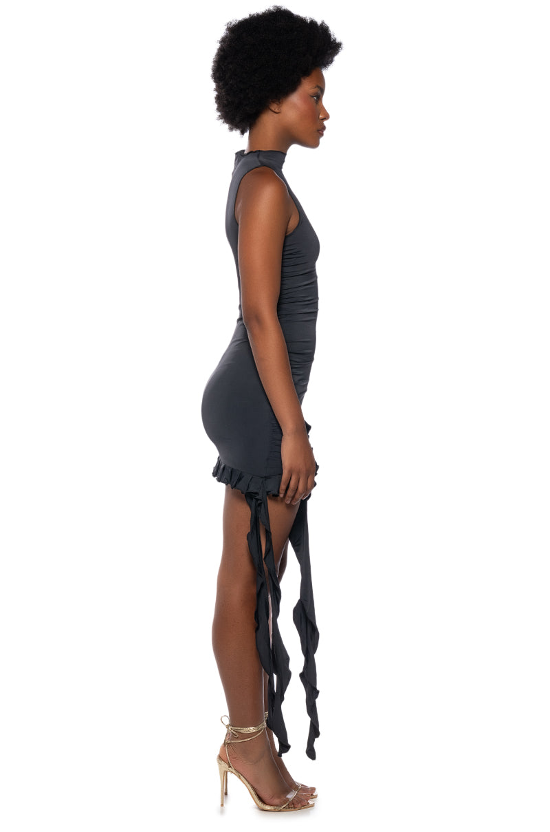 Shes All That Ruffle Mini Dress
