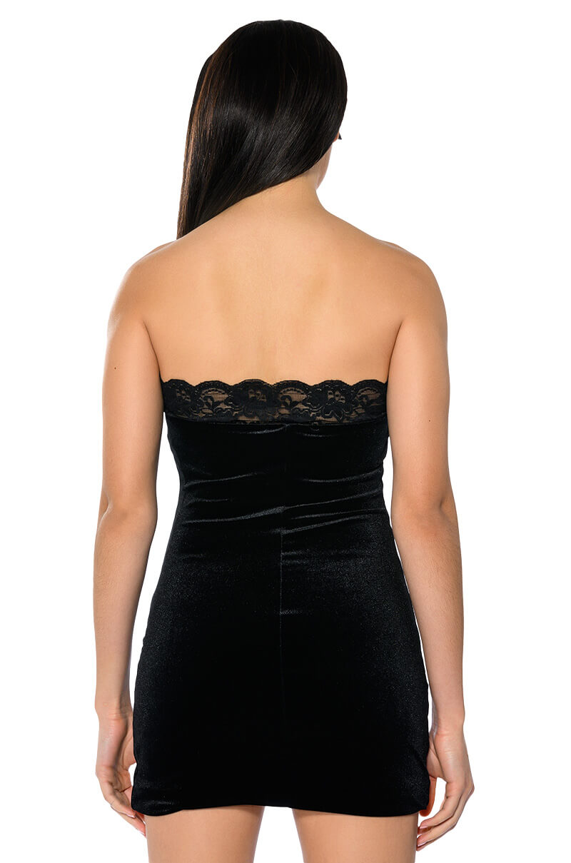 Something About You Lace Detail Mini Dress