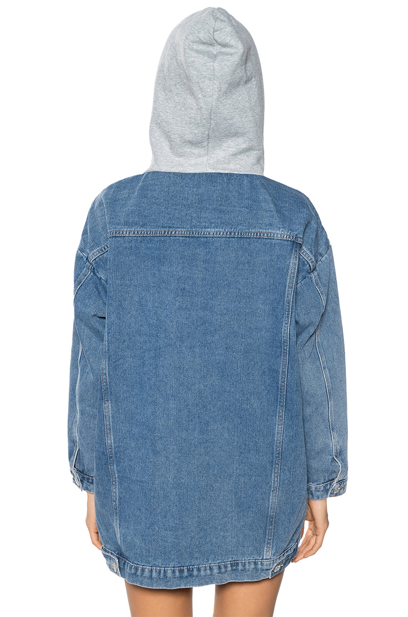 Say My Name Hooded Mini Dress