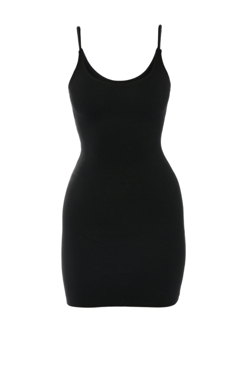 Reyla Mini Bodycon Dress In Black