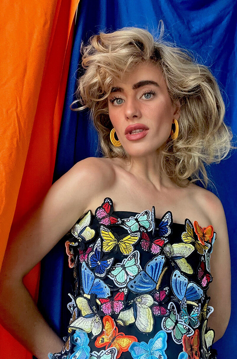 Take Flight Butterfly Mini Dress