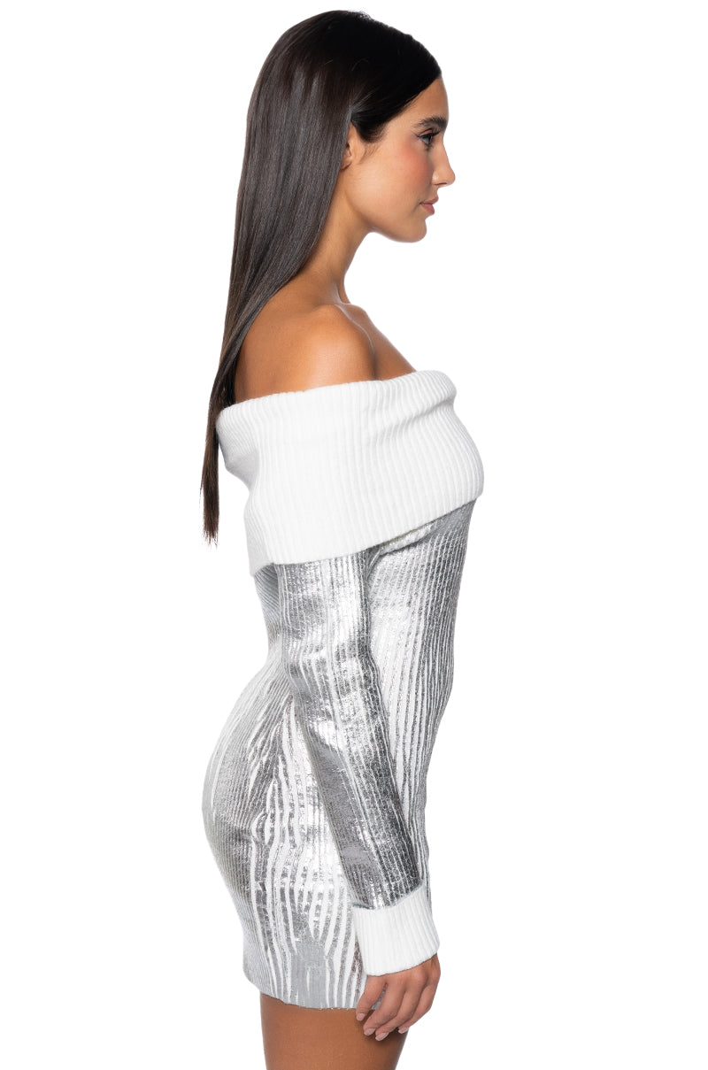 Take Me To Aspen Knit Mini Dress