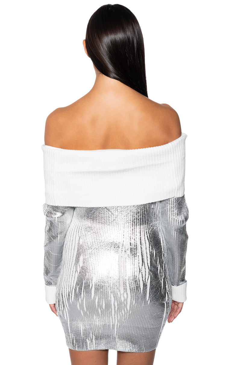 Take Me To Aspen Knit Mini Dress