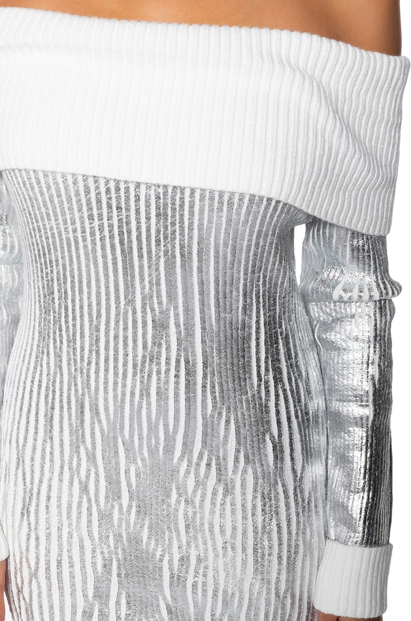 Take Me To Aspen Knit Mini Dress