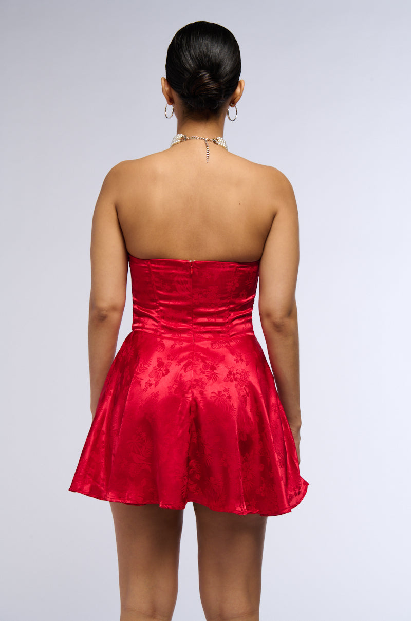 Wanna Be Me Satin Mini Dress