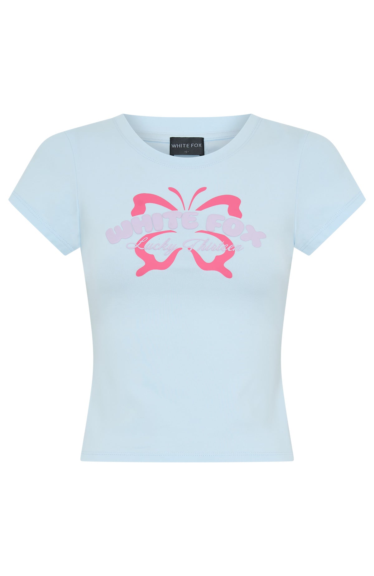 Lucky Thirteen Audrina Baby Tee Blue