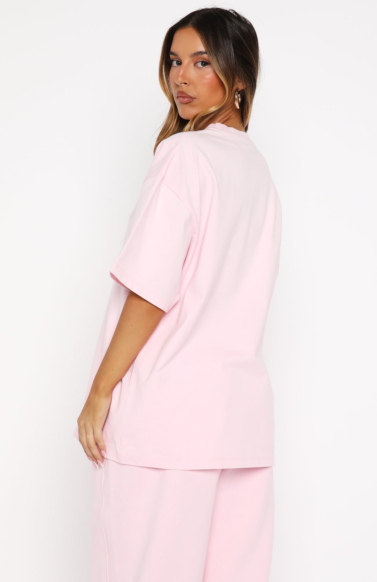 Make It Or Break It Oversized Tee Pink