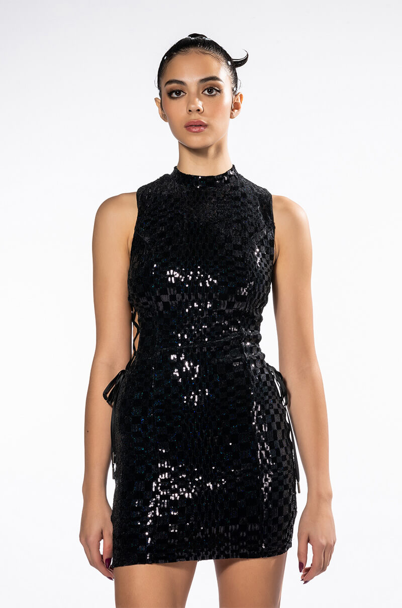 Wildest Dreams Side Lace Up Mini Dress