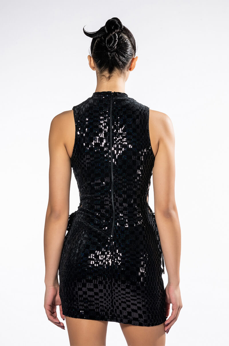Wildest Dreams Side Lace Up Mini Dress