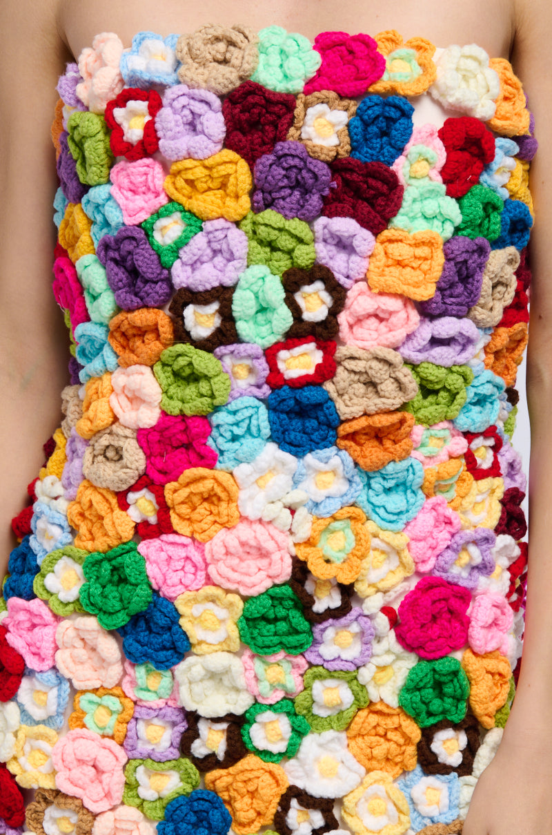 Ya I'M Cute Floral Mini Dress